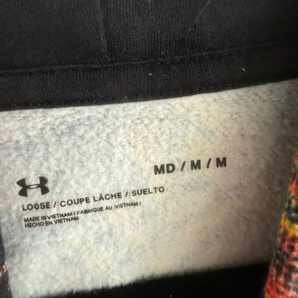 Under Armour Hoodie Rival Fleece Sport Palm Sweatshirt Men's Medium Streetwear - Picture 4 of 5